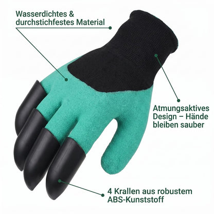 Gartenhandschuhe mit Krallen