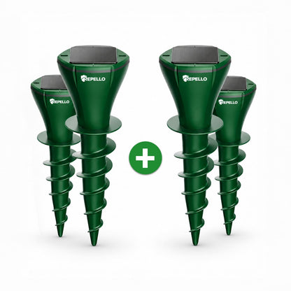 Sonic Pulse Pro™ | Abwehr gegen Maulwürfe, Wühlmäuse und Schlangen